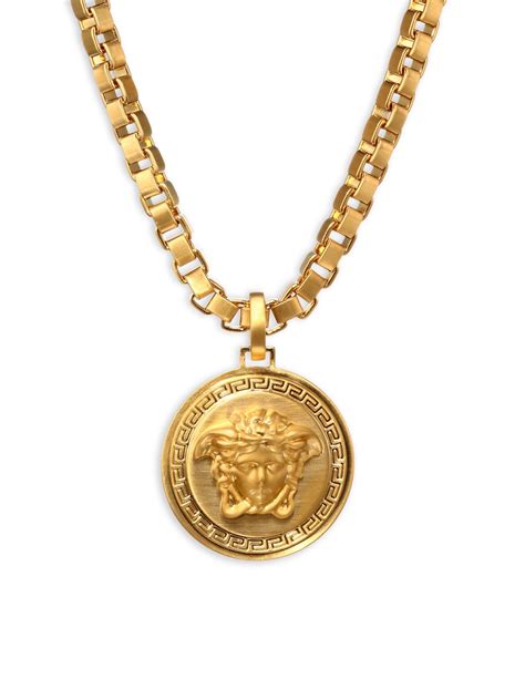 versace mens chain|versace gold necklace for men.